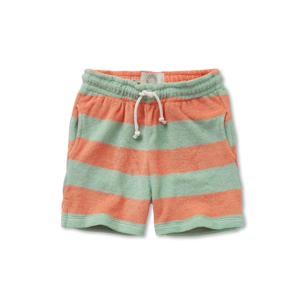 Gestreifte Shorts | Terry block stripes