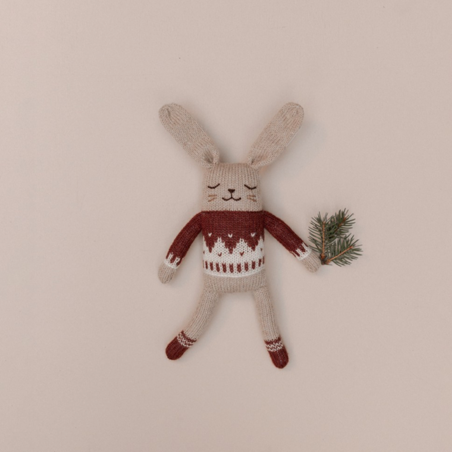 Kuscheltier &quot;Bunny sienna jacquard sweater&quot;