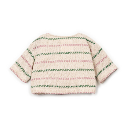 Gestreifter Pullover aus weichem Strick