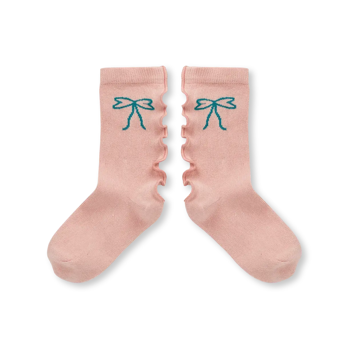 Socken Bow – Peach Parfait Pink