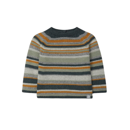 Gestreifter Strickpullover