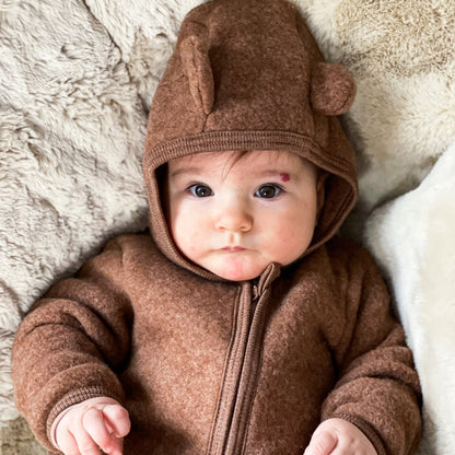 Jacke &quot;Jackie&quot; mit Ohren, Wollfleece