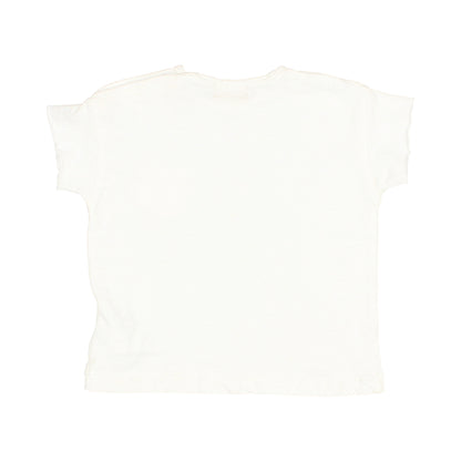 T-Shirt aus Baumwolle &amp; Leinen