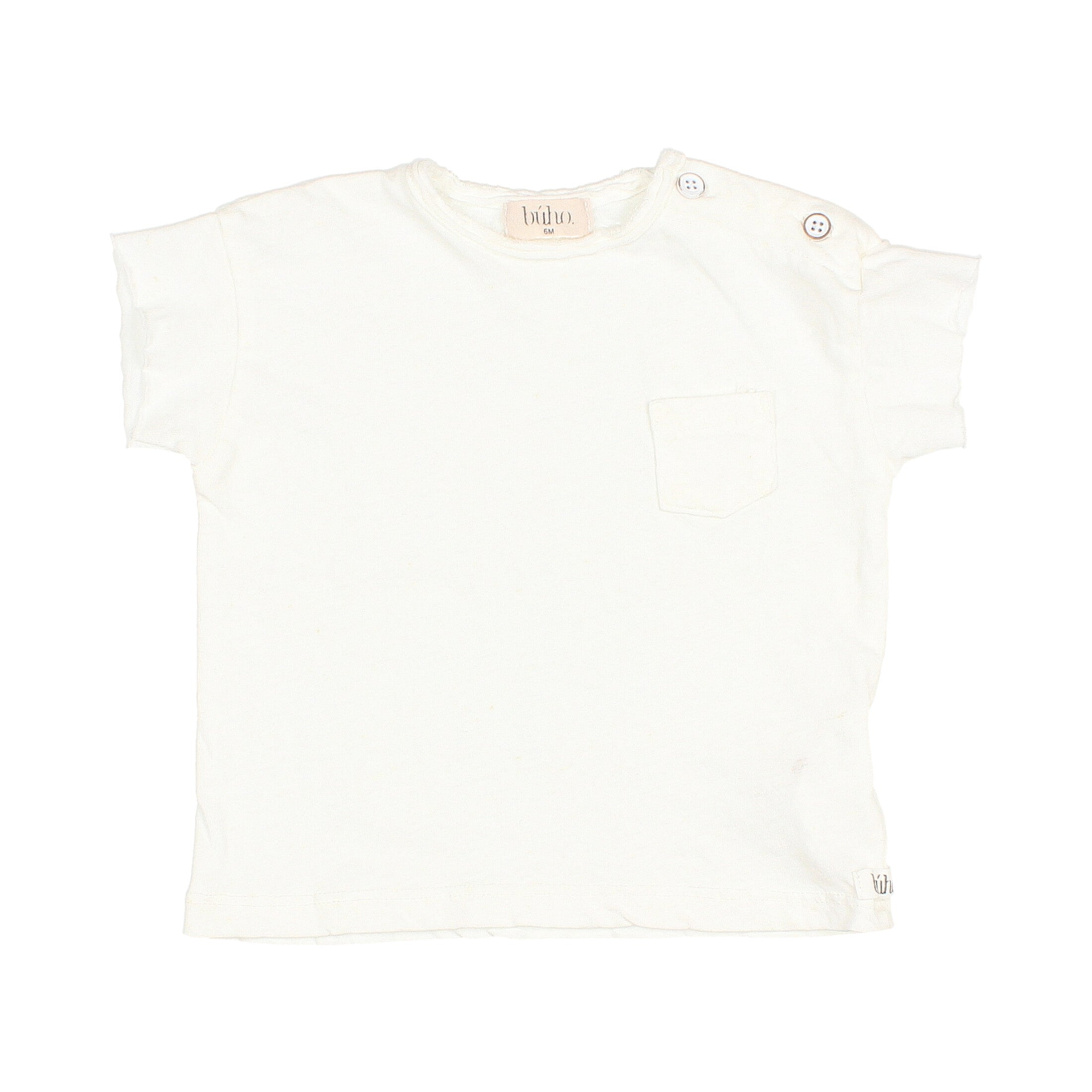 T-Shirt aus Baumwolle &amp; Leinen