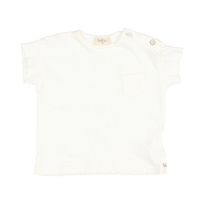 T-Shirt aus Baumwolle &amp; Leinen
