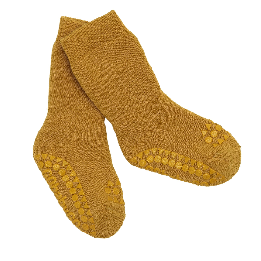 Antirutsch-Socken, Mustard