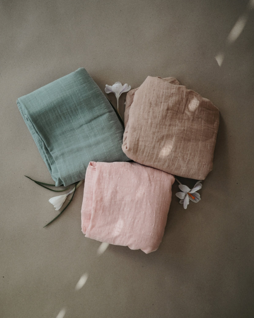 Mulltuch &quot;Swaddle Muslin Rose Vanilla&quot;