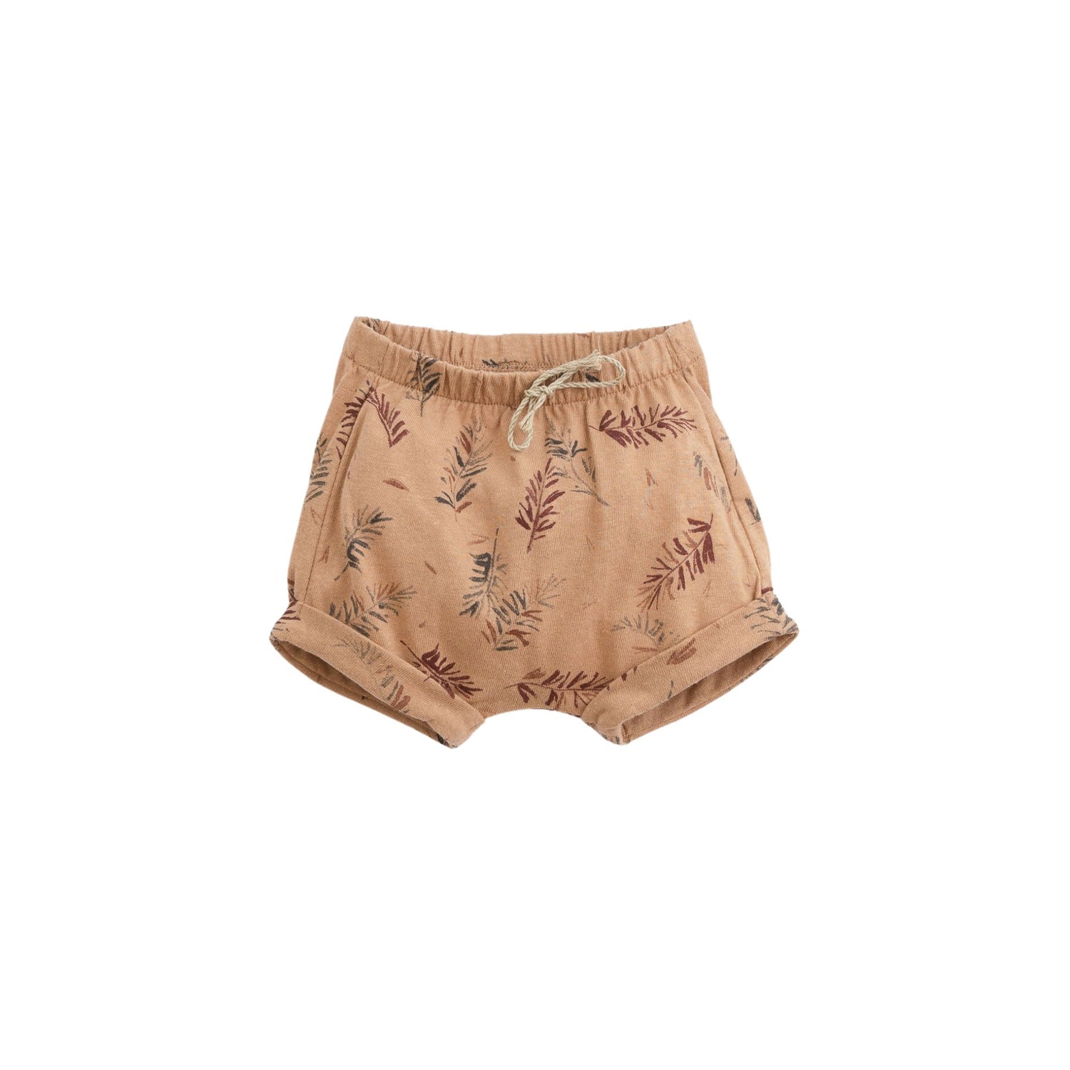 Printed Jersey Shorts, Bio-Baumwolle/Lienen