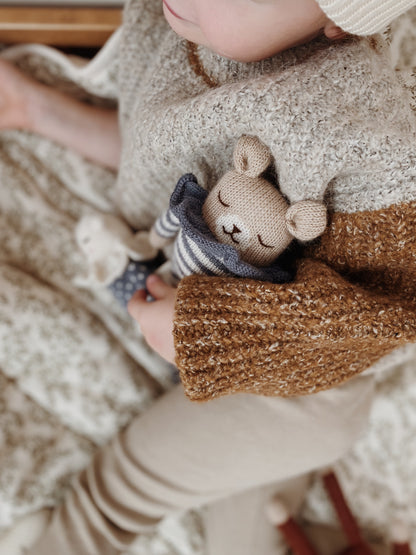 Kuscheltier &quot;Teddy striped slate rompet&quot;