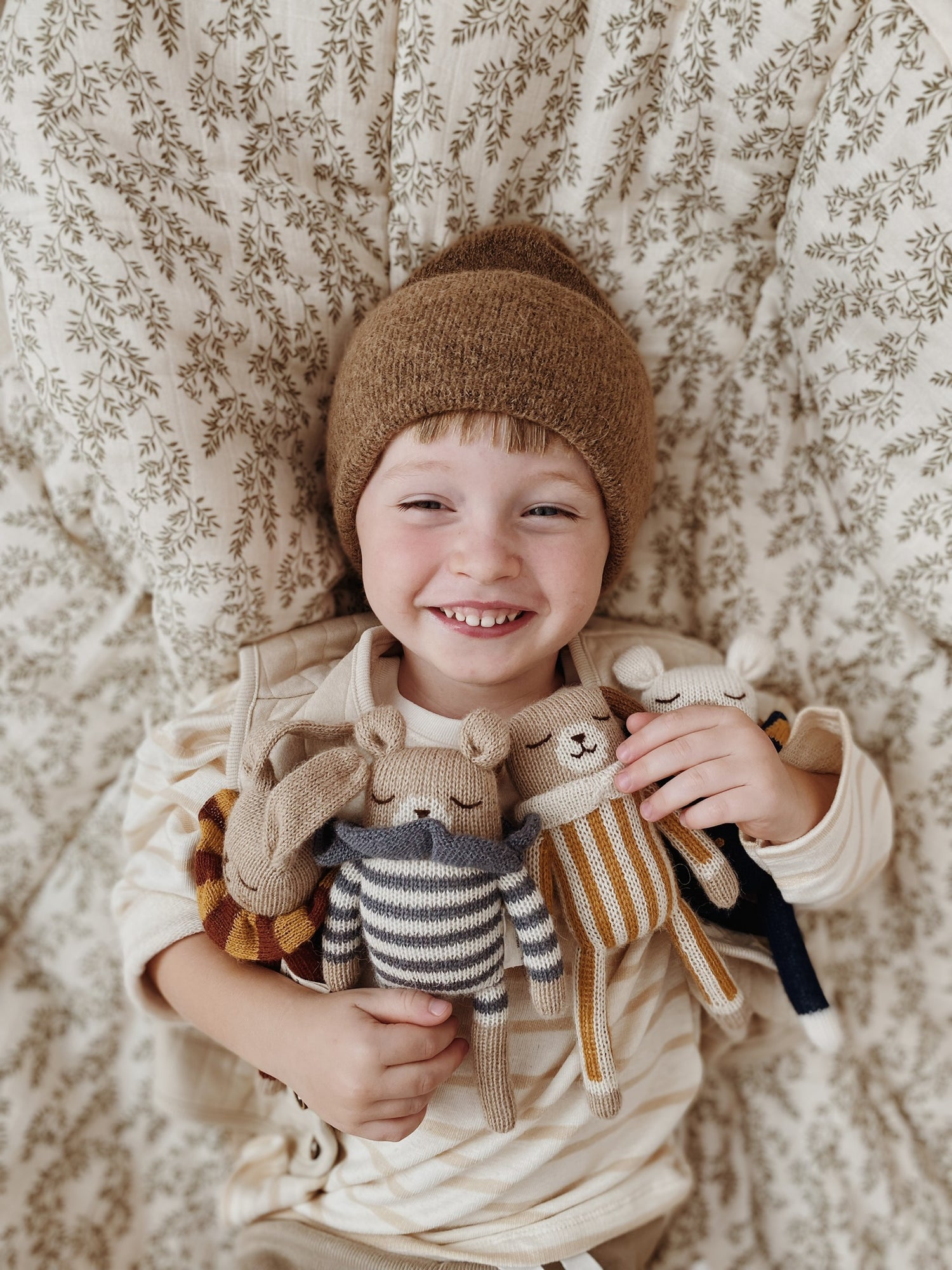 Kuscheltier &quot;Teddy striped slate rompet&quot;